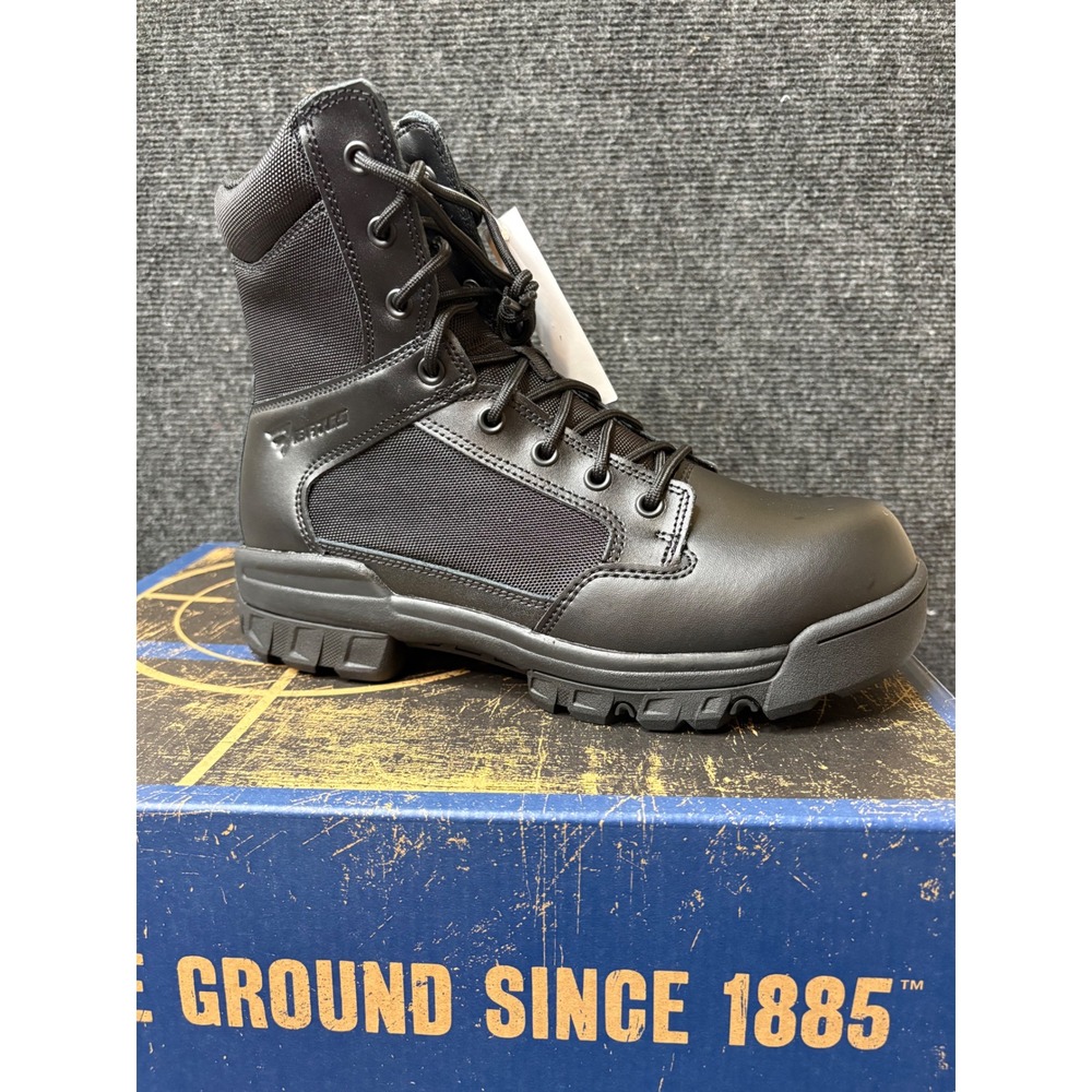 Bates Tac Sport 8 Inch Side Zip Black Tactical Duty Boots E24800 Mens 7